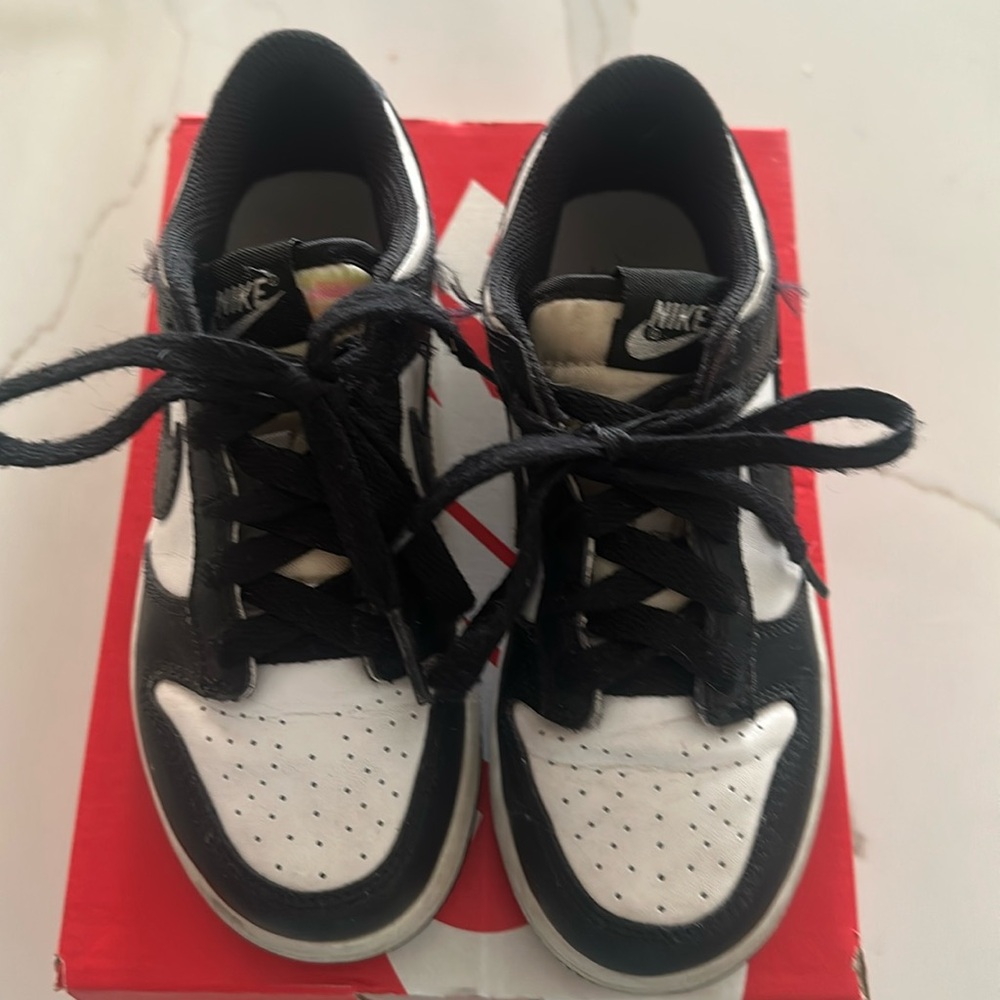 Pre-Owned Nike Dunk Low – Black/White “Panda” – Size 13c